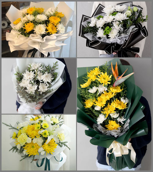 湖北咸宁市赤壁市车埠镇熊家岭村白事花束代送